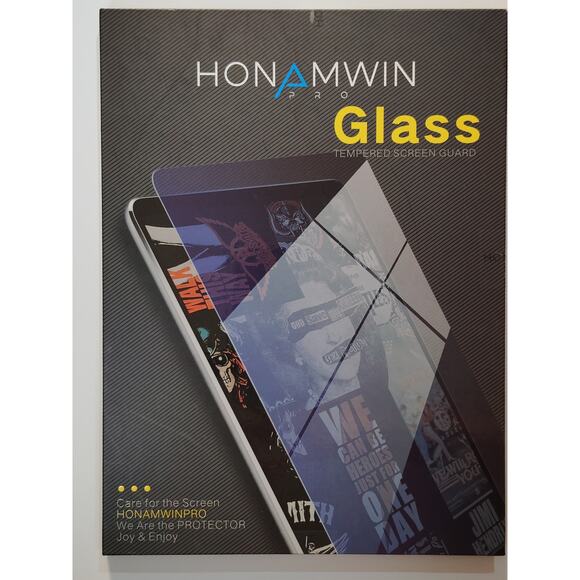 HONAMWIN iPad Air 2 / Air 1 / iPad Pro 9.7 Screen Protector – Tempered Glass - Picture 1 of 3
